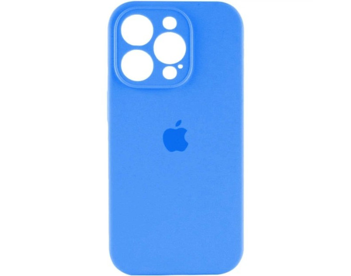 Чехол-силикон оригинал Full Camera Soft Matte iPhone 13 Pro, Denim blue