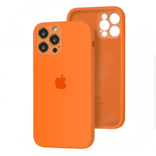 Чехол-силикон оригинал Full Camera Soft Matte iPhone 13 Pro, Kumquat