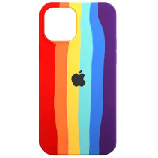 Чехол-силикон оригинал Colorfull Full Cover Soft Matte iPhone 13 Pro Max, Rainbow