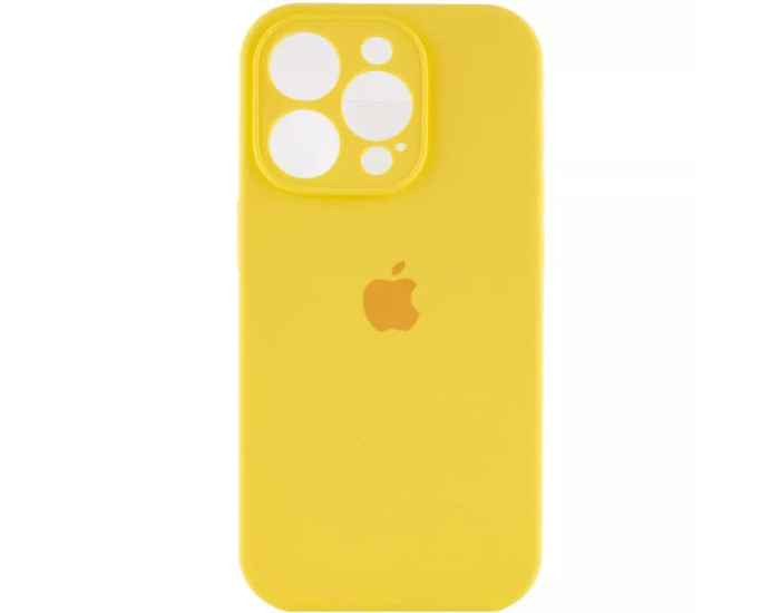 Чехол-силикон оригинал Full Camera Soft Matte iPhone 13 Pro Max, Yellow
