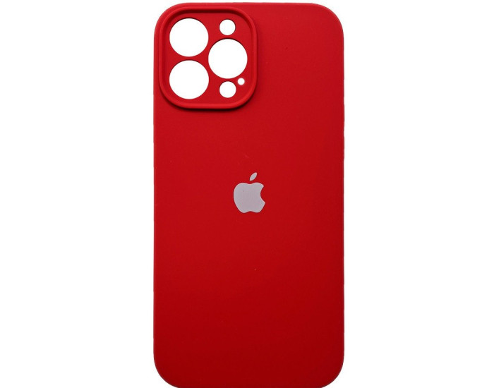 Чехол-силикон оригинал Full Camera Soft Matte iPhone 13 Pro Max, Red
