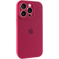 Чохол-силікон оригінал Full Camera Soft Matte iPhone 13 Pro Max, Rose red