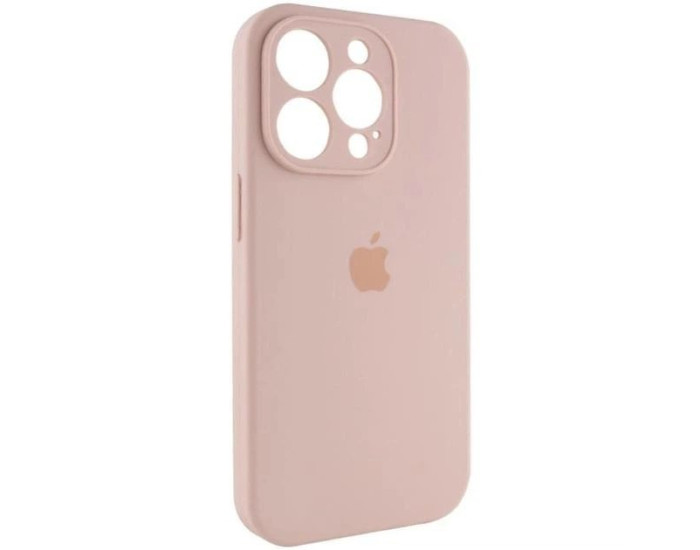 Чехол-силикон оригинал Full Camera Soft Matte iPhone 13 Pro Max, Pink sand
