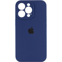 Чохол-силікон оригінал Full Camera Soft Matte iPhone 13 Pro Max, Dark blue