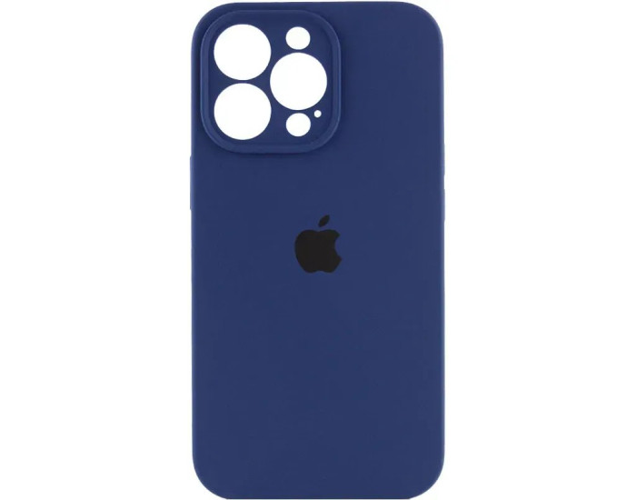 Чехол-силикон оригинал Full Camera Soft Matte iPhone 13 Pro Max, Dark blue