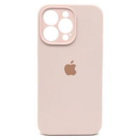 Чехол-силикон оригинал Full Camera Soft Matte iPhone 13 Pro Max, Chalk pink