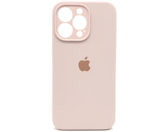 Чехол-силикон оригинал Full Camera Soft Matte iPhone 13 Pro Max, Chalk pink