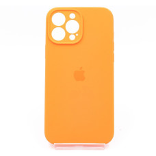 Чехол-силикон оригинал Full Camera Soft Matte iPhone 13 Pro Max, Kumquat