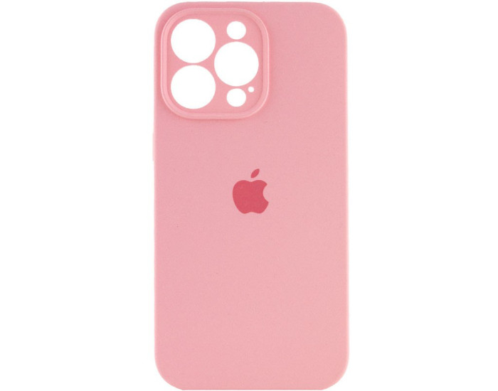 Чехол-силикон оригинал Full Camera Soft Matte iPhone 13 Pro Max, Light pink