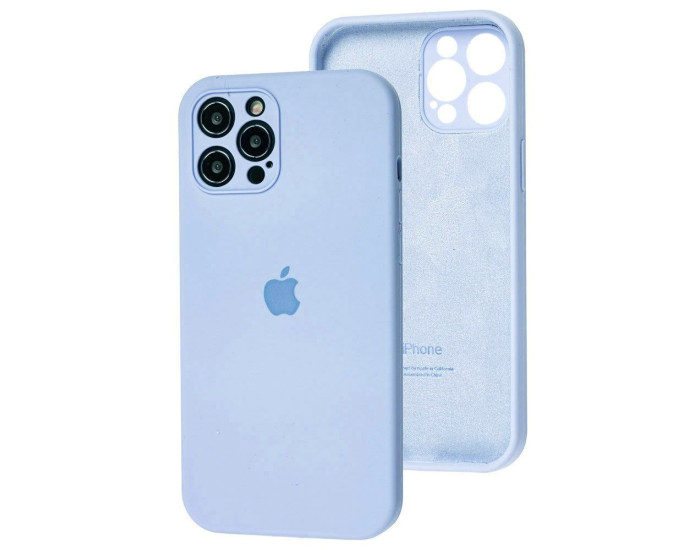 Чехол-силикон оригинал Full Camera Soft Matte iPhone 13 Pro Max, Lilac cream