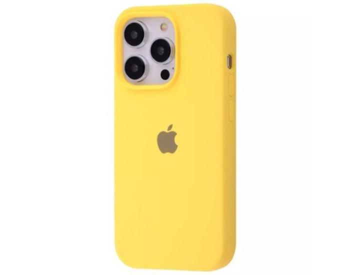 Чехол-силикон оригинал Full Soft Matte iPhone 13 Pro Max, Yellow