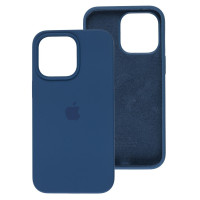 Чохол-силікон оригінал Full Soft Matte iPhone 13 Pro Max, Blue cobalt