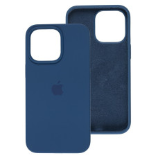 Чехол-силикон оригинал Full Soft Matte iPhone 13 Pro Max, Blue cobalt