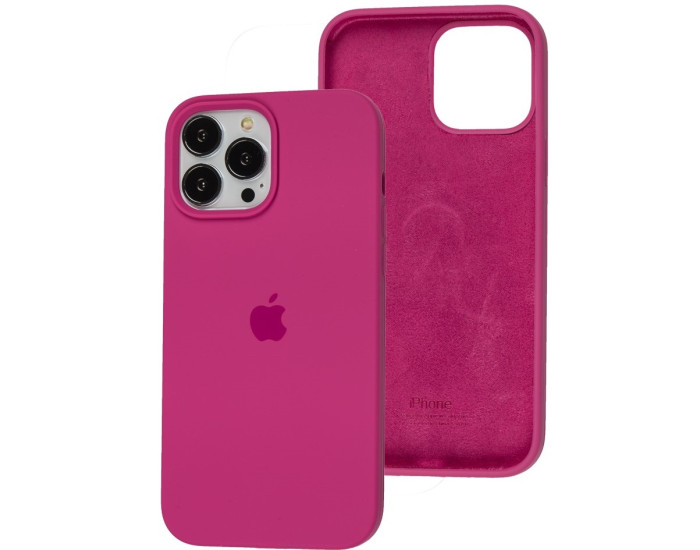 Чехол-силикон оригинал Full Soft Matte iPhone 13 Pro Max, Dragon fruit