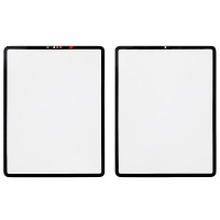 Стекло фронтальное с OCA-пленкой iPad Pro 12.9 2021 /Pro 12.9 2022, черное, оригинал