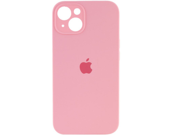 Чехол-силикон оригинал Full Camera Soft Matte iPhone 15, Light pink