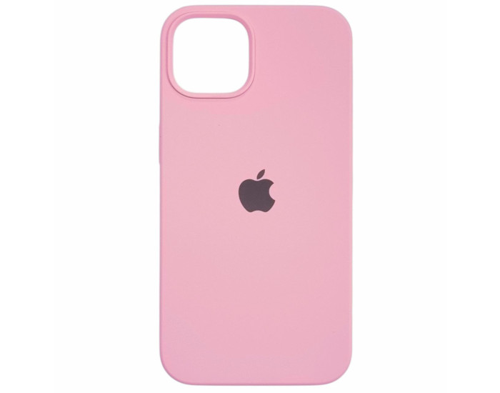 Чехол-силикон оригинал Full Soft Matte iPhone 14, Chalk pink