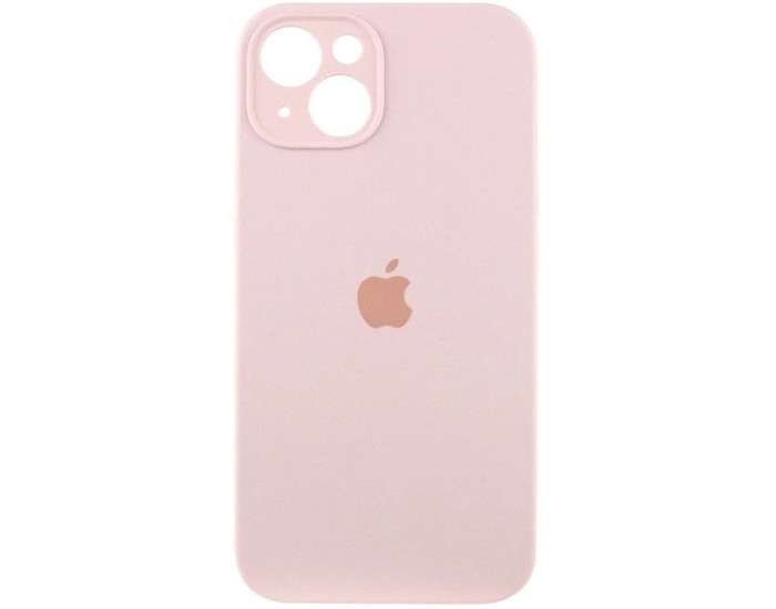Чехол-силикон оригинал Full Camera Soft Matte iPhone 14, Chalk pink