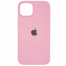 Чехол-силикон оригинал Full Soft Matte Case with MagSafe iPhone 14, Chalk pink