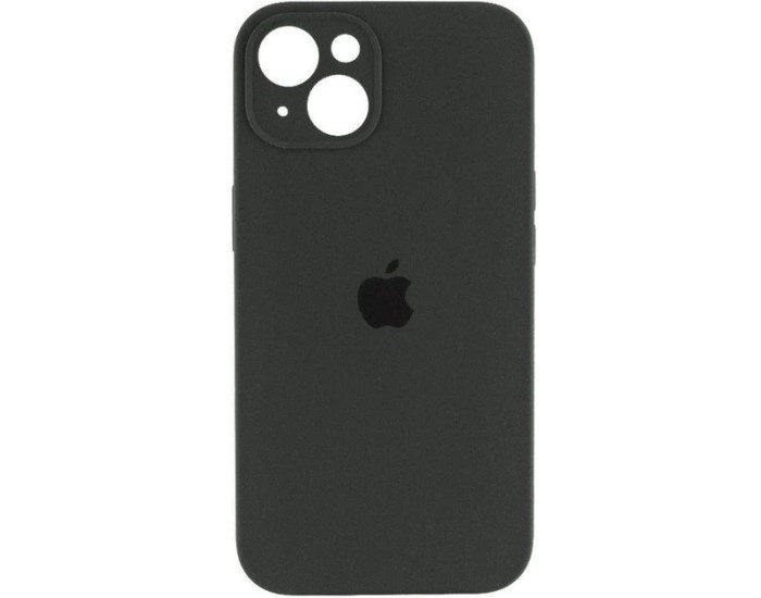 Чехол-силикон оригинал Full Camera Soft Matte iPhone 14 (Серый / Dark Gray)