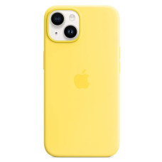 Чехол-силикон оригинал Full Soft Matte Case with MagSafe iPhone 14, Canary yellow