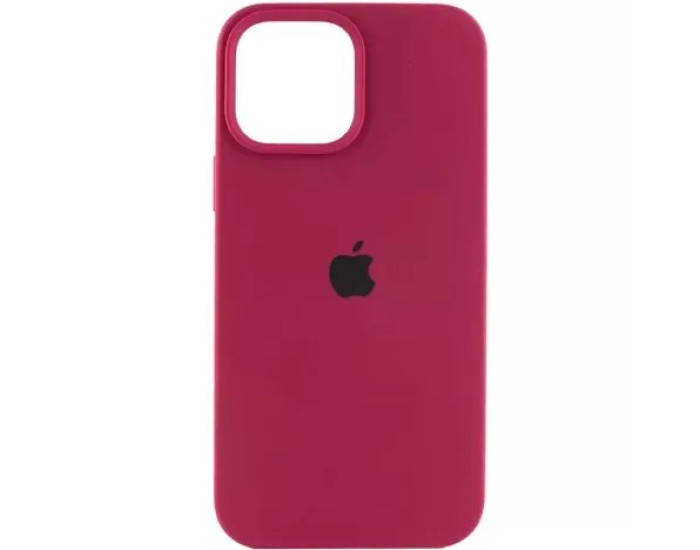 Чехол-силикон оригинал Full Soft Matte iPhone 14, Rose red