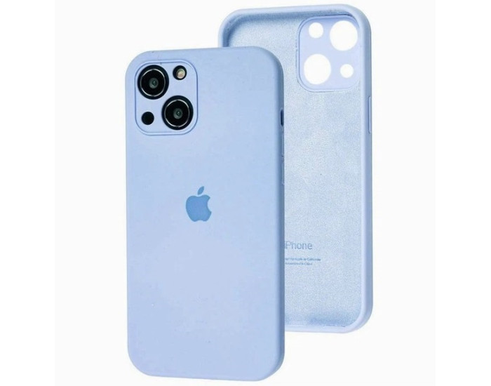 Чехол-силикон оригинал Full Camera Soft Matte iPhone 14 Plus, Lilac cream