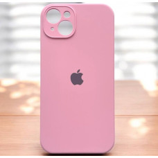 Чехол-силикон оригинал Full Camera Soft Matte iPhone 14 Plus, Light pink