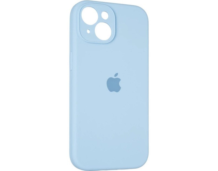 Чехол-силикон оригинал Full Camera Soft Matte iPhone 14 Plus, Light blue