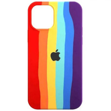 Чехол-силикон оригинал Colorfull Full Cover Soft Matte iPhone 14 Plus, Rainbow