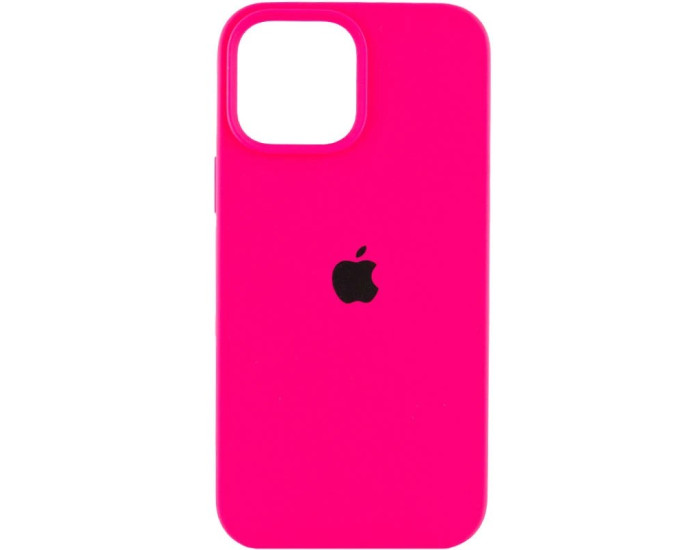 Чехол-силикон оригинал Full Soft Matte iPhone 15 Plus, Hot pink