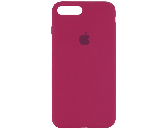 Чехол-силикон оригинал Full Cover Soft Matte iPhone 7 Plus /8 Plus, Rose red