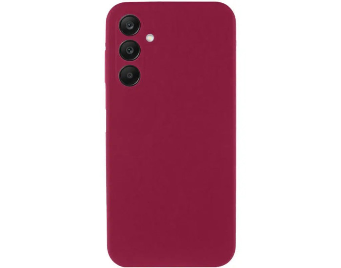 Чохол-силікон Getman Liquid Silk Full Camera ZTE Blade A56, марсала