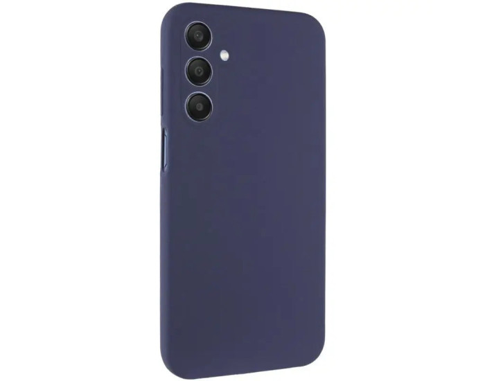 Чохол-силікон Getman Liquid Silk Full Camera ZTE Blade A56, Темно-синій