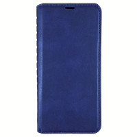 Чохол-книга Leather Folio Samsung A73 5G, синій