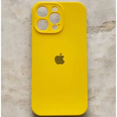 Чехол-силикон оригинал Full Camera Soft Matte iPhone 15 Pro Max, Yellow