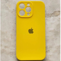 Чехол-силикон оригинал Full Camera Soft Matte iPhone 15 Plus, Yellow