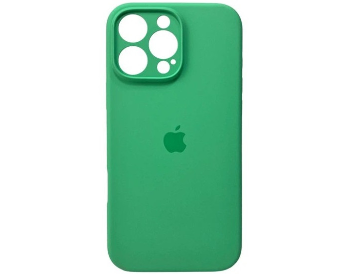 Чехол-силикон оригинал Full Camera Soft Matte iPhone 15 Pro Max, Spearmint