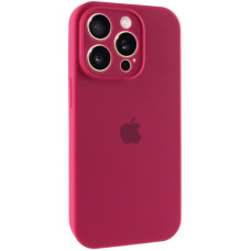 Чехол-силикон оригинал Full Camera Soft Matte iPhone 15 Pro Max, Rose red