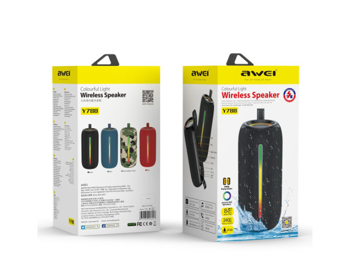 Колонка Bluetooth Awei Y788, черная