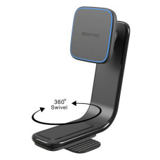 Автотримач з безпровідний зарядкою SENTEO SH-05 Fixed Series magnetic wireless charging car holder on a flat surface на плоску поверхня- чорний