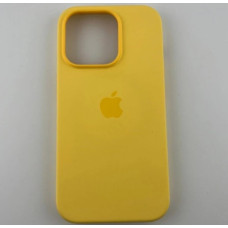 Чехол-силикон оригинал Full Soft Matte Case with MagSafe iPhone 14 Pro, Sun glow 