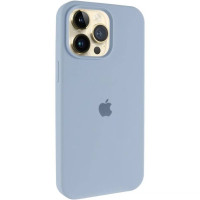 Чохол-силікон оригінал Full Soft Matte Case with MagSafe iPhone 14 Pro (Блакитний / Lilac Blue)