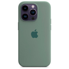 Чехол-силикон оригинал Full Soft Matte with MagSafe iPhone 15 Pro Max (Зеленый / Pine green)