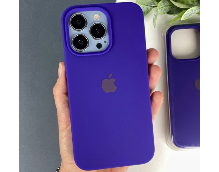 Чехол-силикон оригинал Full Soft Matte iPhone 15 Pro Max, Ultra violet