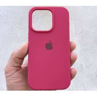 Чехол-силикон оригинал Full Soft Matte iPhone 14 Pro, Rose red