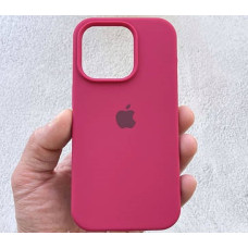 Чехол-силикон оригинал Full Soft Matte iPhone 15 Pro Max, Rose red