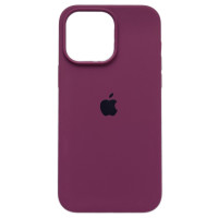 Чехол-силикон оригинал Full Soft Matte iPhone 15 Pro Max, Plum