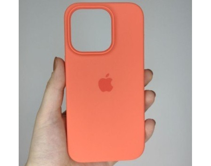 Чехол-силикон оригинал Full Soft Matte iPhone 15 Pro Max, Pink citrus