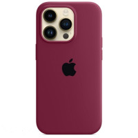 Чехол-силикон оригинал Full Soft Matte iPhone 14 Pro, Marsala